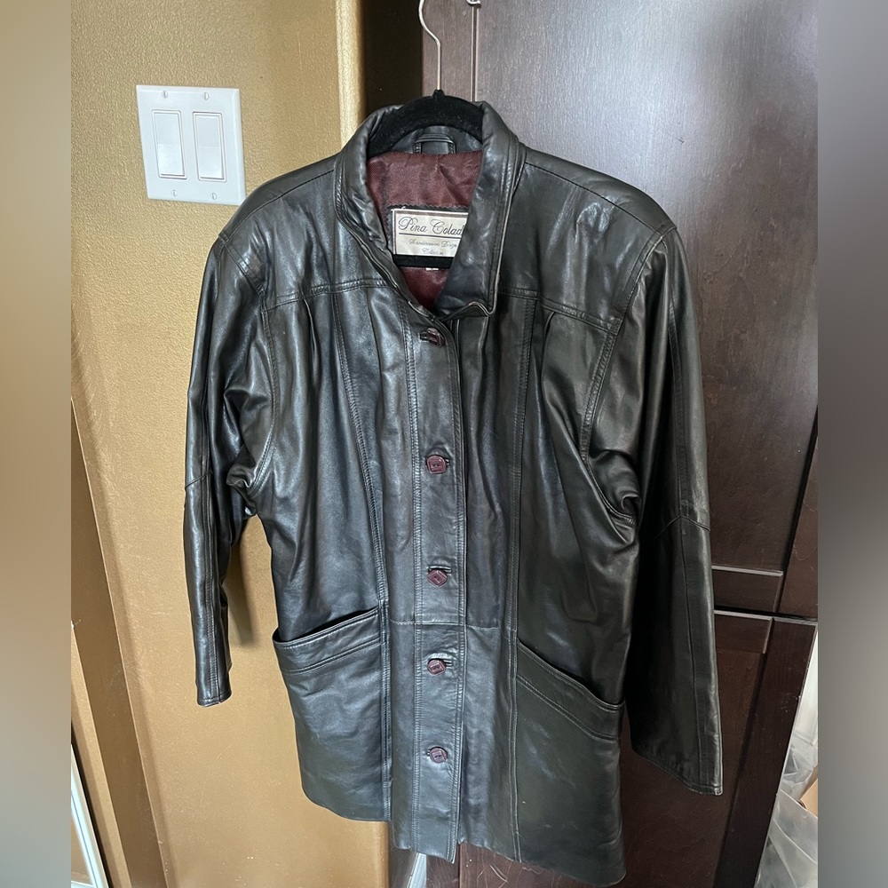 Scandinavian leather jacket